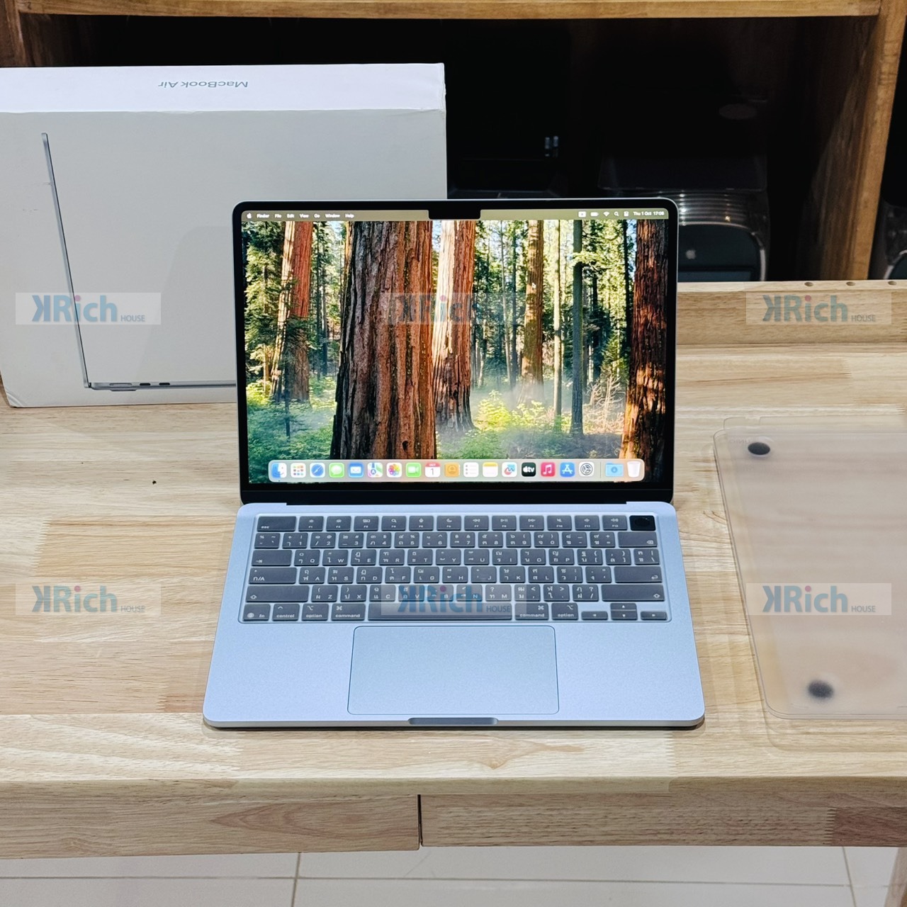 Apple MacBook Air 13-inch (2025) M4 10-Core CPU 8-Core GPU 16GB 256GB Sky Blue Used Warranty until 27 Jan 2027