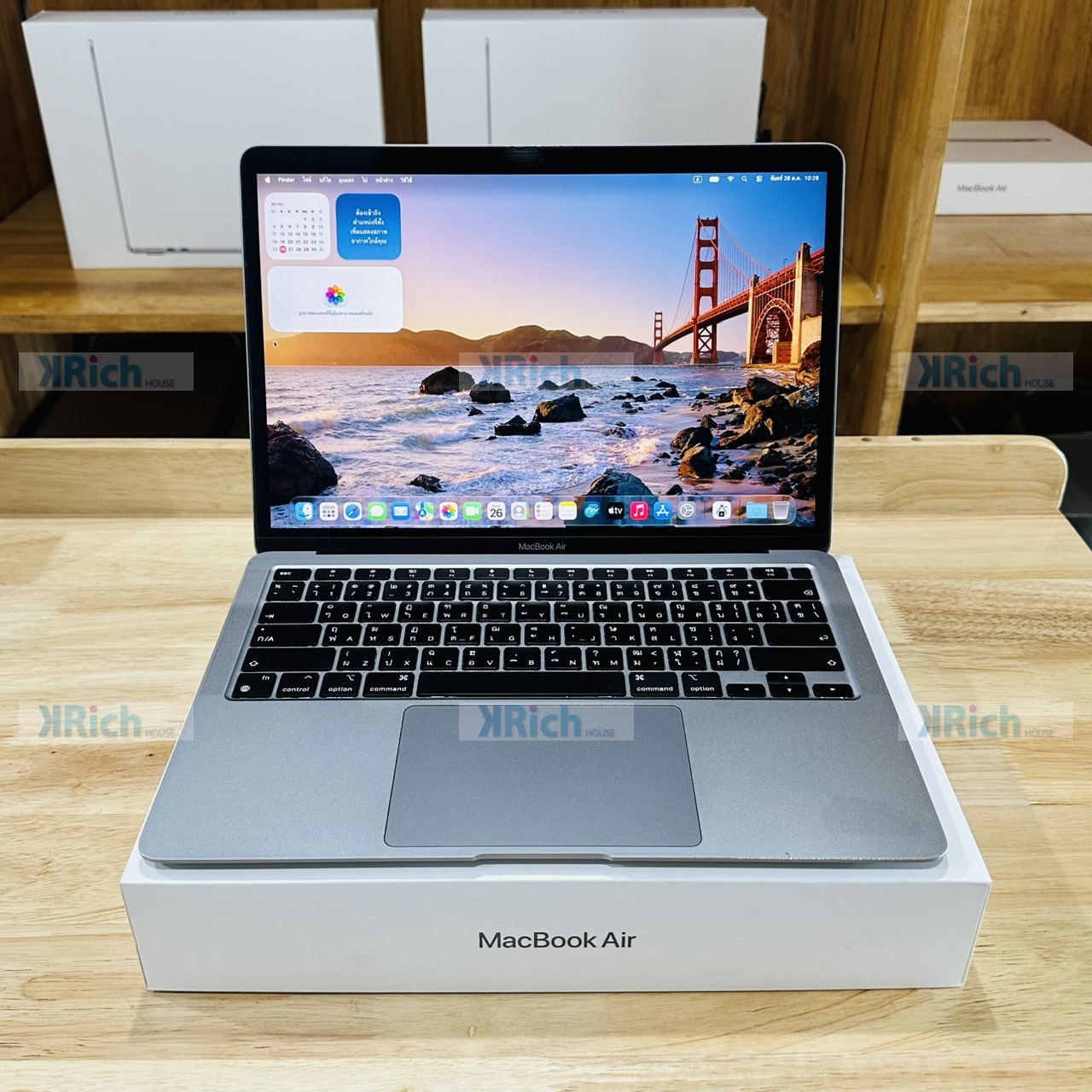 MacBook Air (M1, 2020) 8-Core CPU 7-Core GPU 8GB 256GB Space Gray Used 1-Month Store Warranty