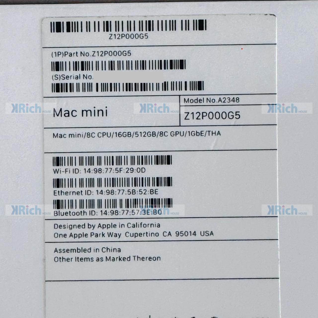 Mac mini (M1, 2020) M1 8-Core CPU 8-Core GPU 16GB 512GB Used 1-Month Warranty - Image 2