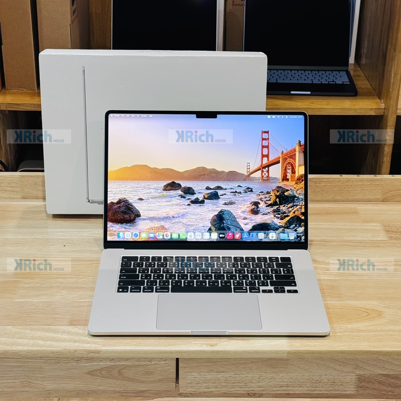 Apple MacBook Air 15-inch (M4, 2025) 10-Core CPU 10-Core GPU 16GB 256GB Silver Pre-Owned 1-Month Warranty