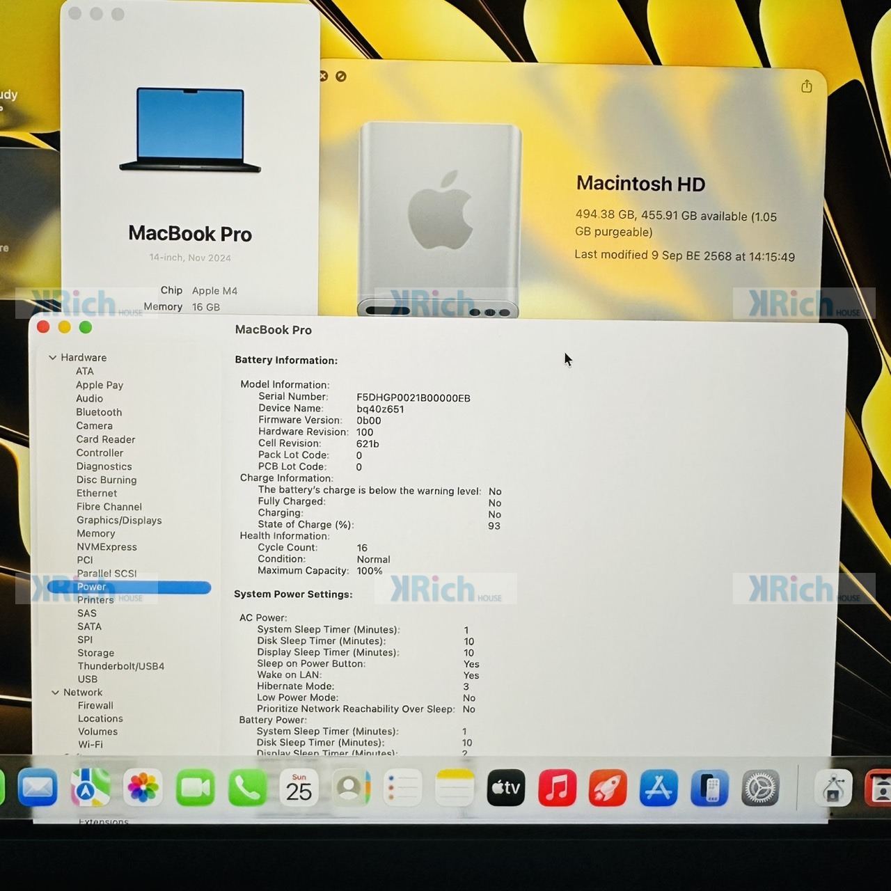 MacBook Pro 14-inch (M4, 2024) 10-Core CPU 10-Core GPU 16GB 512GB Used 1-Month Store Warranty - Image 6