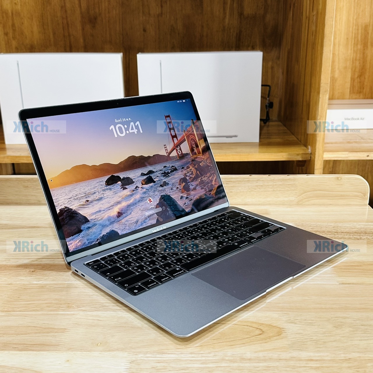 MacBook Air (M1, 2020) 8-Core CPU 7-Core GPU 8GB 256GB Space Gray Used 1-Month Store Warranty - Image 9