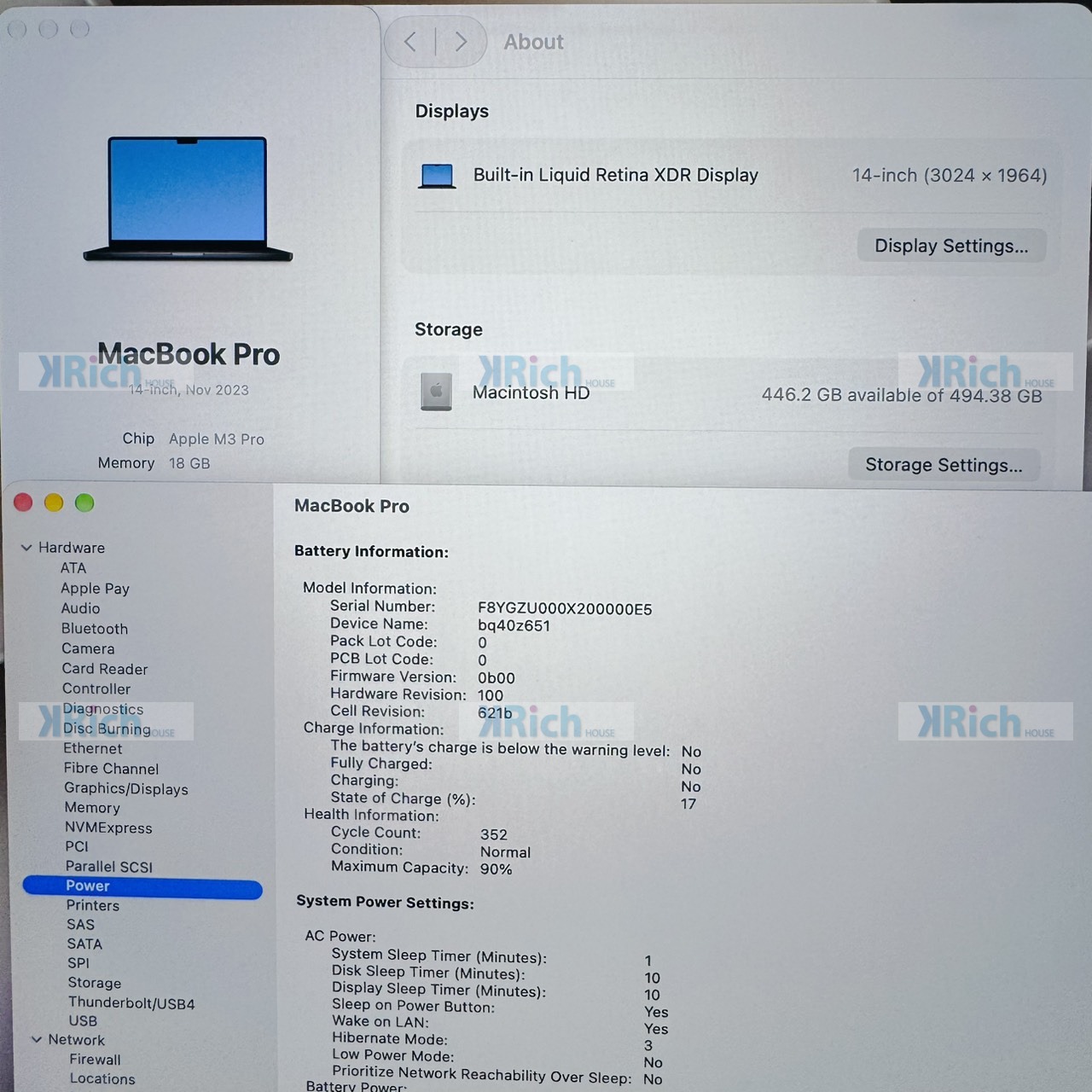 MacBook Pro 14-inch (Nov 2023) M3 Pro 11-Core CPU 14-Core GPU 18GB 512GB Used 1-Month Warranty - Image 10